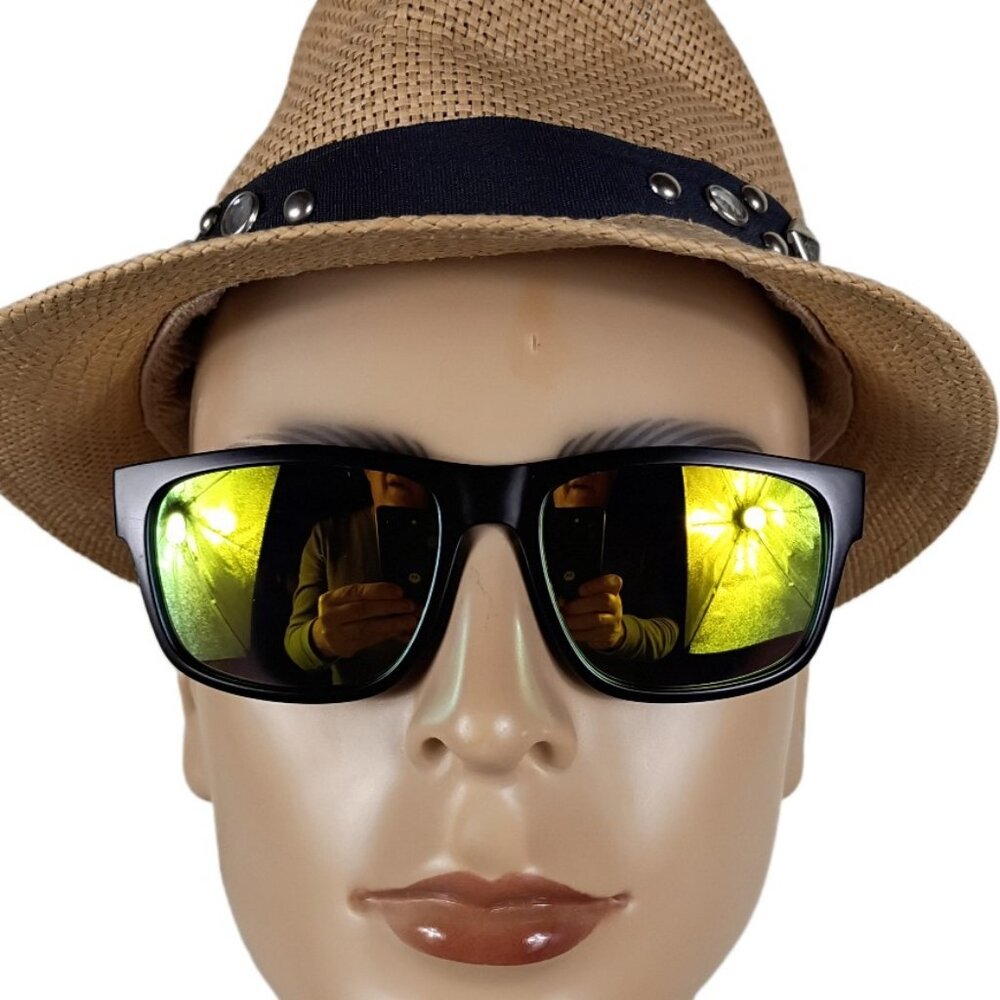 SHARKEYES RECTANGLAR BLACK MIRRORED  SUNGLASSES  NSPORT2